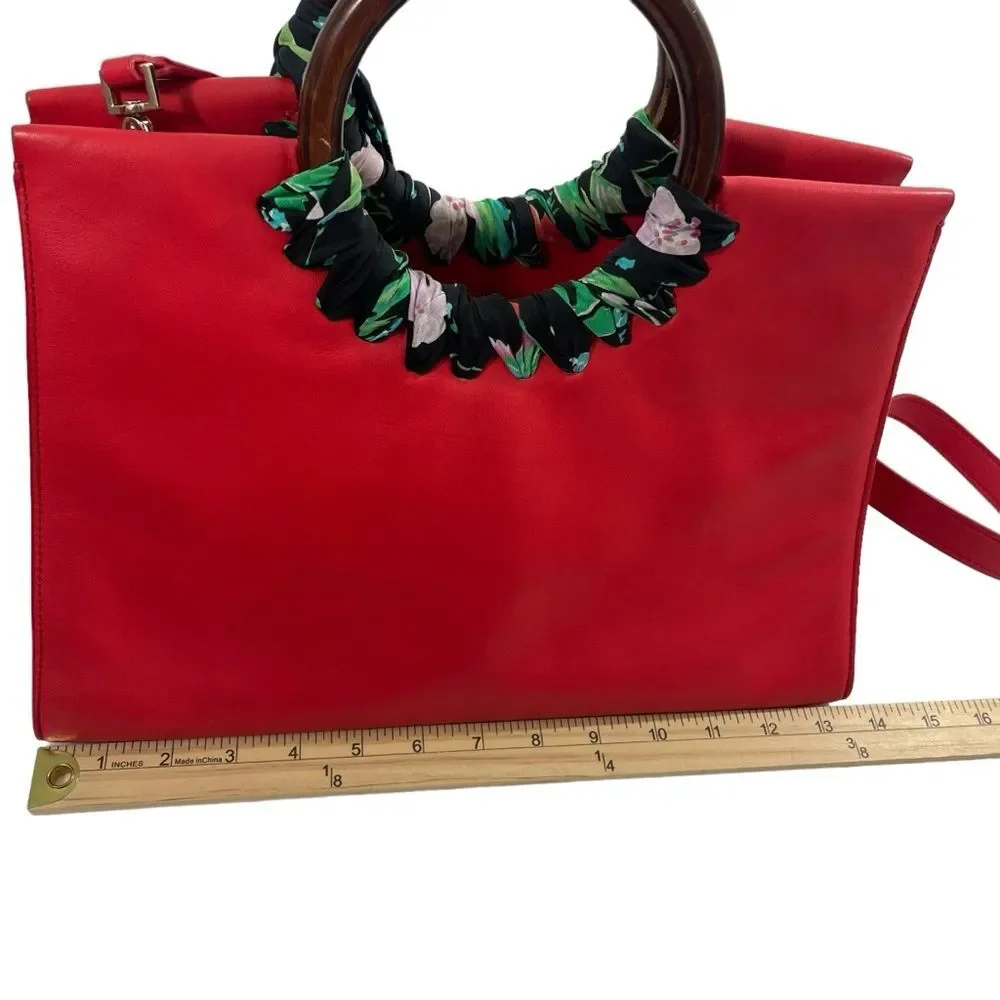Kate Spade Prickly Pear Red Ridgefield Street Katarina Leather Bag Purse‎